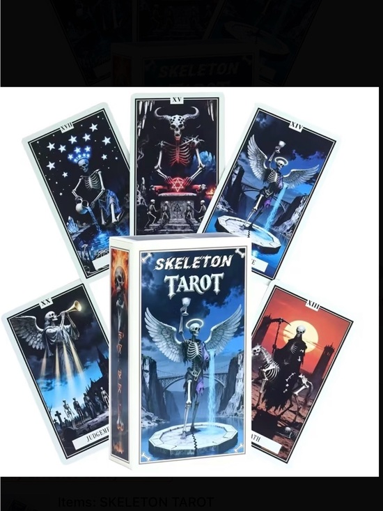 Other - ⭐️ Skeleton Tarot Card Deck NEW